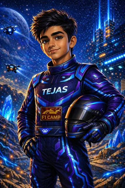Tejas Formula Racing Camp character artwork